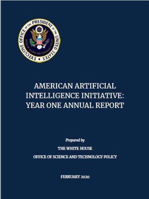 cover image of American Artificial Intelligence Initiative : Year One Annual Report